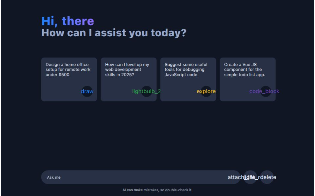 CharaBot website Screenshot