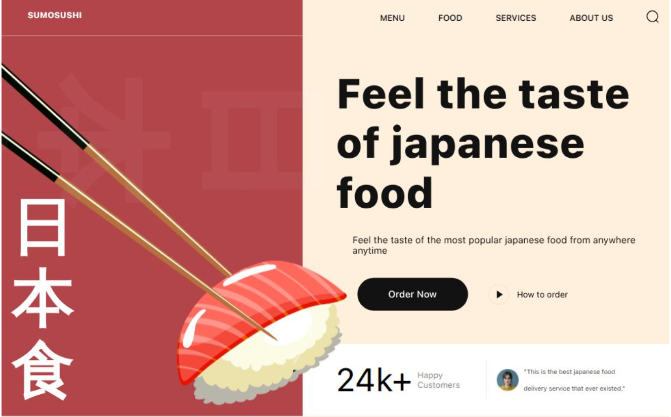 Sumosushi website Screenshot